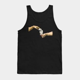 scritching an african grey Tank Top